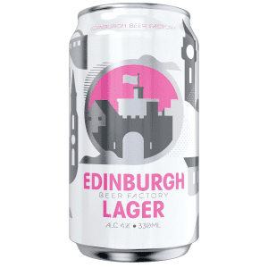 Edinburgh Lager can