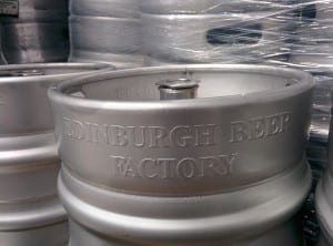 Edinburgh Beer Factory keg